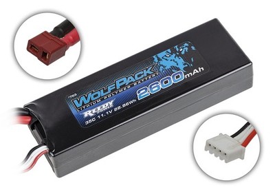 Reedy WolfPack 3S Hard Case 35C LiPo Battery (11.1V 2600mAh) T-Style Connector