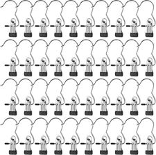 40 Pieces Boot Hanger Clips, Stainless Steel Laundry Hooks, Closet Hanging Clips