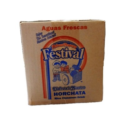 Aguas Frescas Festival Horchata 20lb. Bag in Box. Rice Cinnamon Drink Sweetened
