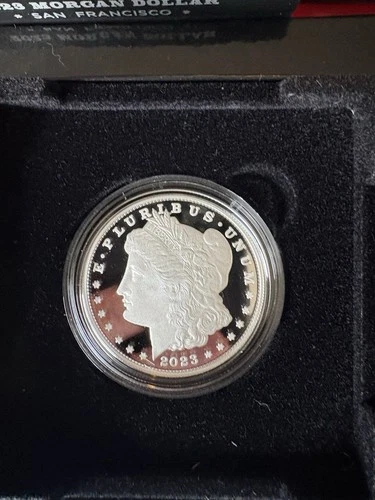 2023 S MORGAN SILVER DOLLAR PROOF COIN in US MINT ORIGINAL BOX & COA Super Cameo