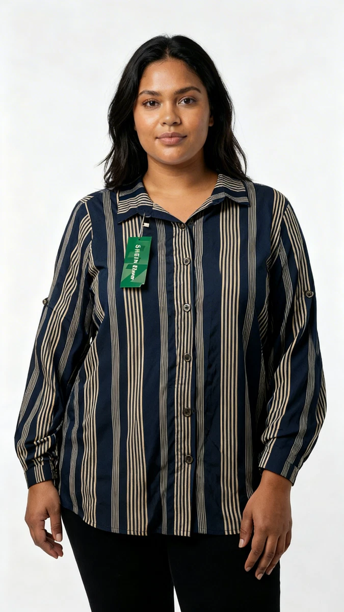 Las mejores ofertas en Blusa de Rayas SheIn para De mujer | eBay