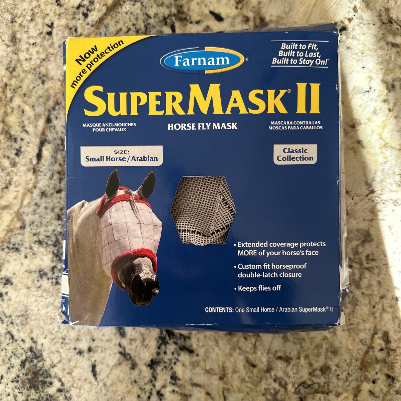 HORSE  OWNERS:  SuperMask II Fly Mask without EarsSmall Horse/Arabian  1 Count