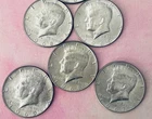Kennedy  1967, 1968, 1969 40% Silver Lot Of 3
