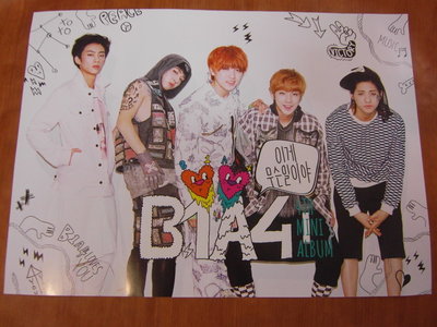 B1A4 - 4th Mini Album [OFFICIAL] POSTER *NEW* K-POP | eBay