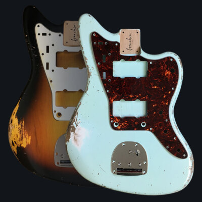 FRANCHIN Neptune Gitarrenkörper Relic Aged Nitro Jazzmaster Style *MADE TO ORDER