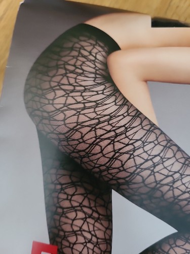 FALKE 41279 Fashion Tights 40 Den Black Size S - Picture 7 of 9