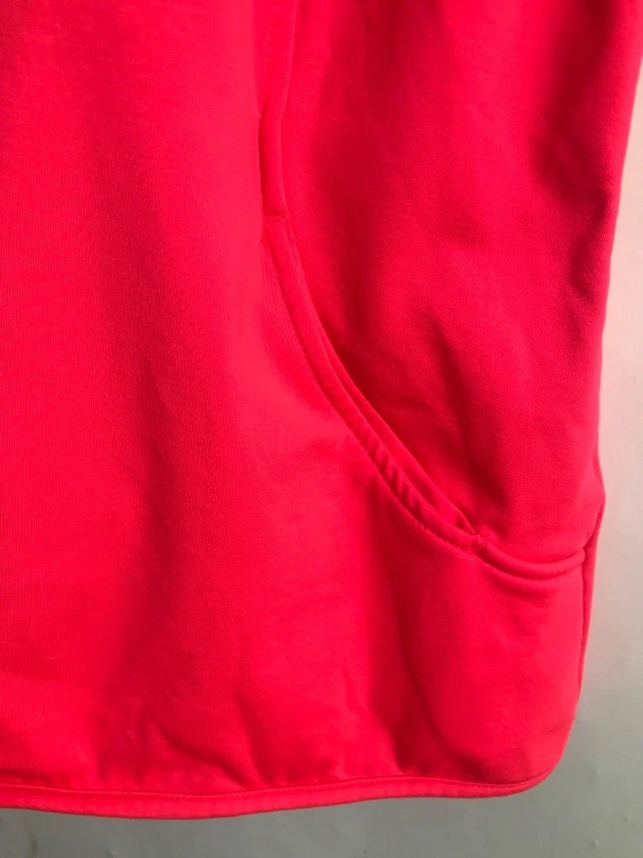 Camisa rosa elástica Sport Tek L Logo 1/4 cremallera manga larga cuello falso agujero para el pulgar Foto 4 de 4