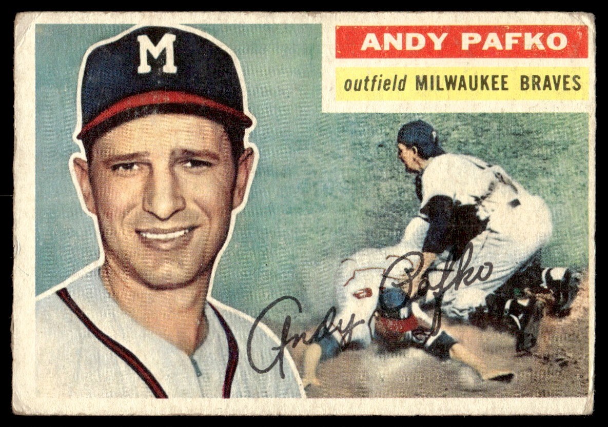 ゲームセンター・ゲームカード ANDY PAFKO 1956 TOPPS #312 PSA 8(OC) 1956 TOPPS ANDY PAFKO # 312 PSA 8 | eBay