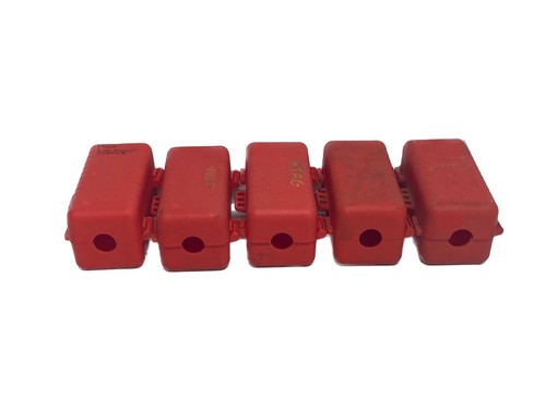 USED LOT OF 5 North 6.75” x 3”E Safe Lock A Plug Electrical Plug Lockout LP550