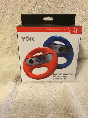 YOK Switch Joy-con Racing Wheel for Switch Double Pack NIB. | eBay
