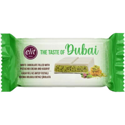 Elit Dubai Style White Chocolate 90g