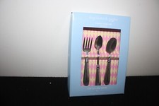 Elegant Baby Hugs Kiss 97566 Stainless Flatware Silverware 3 Piece Box Set New