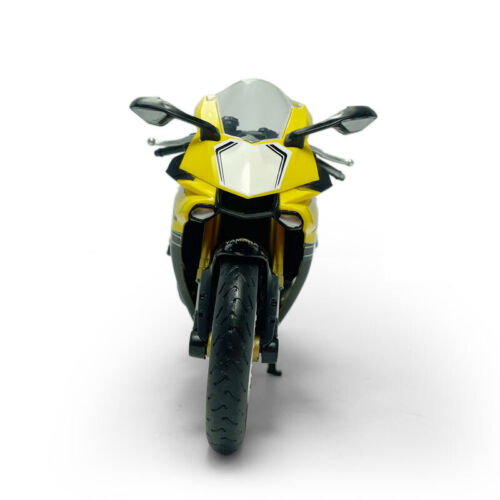 1:12 Yamaha YZF-R1 Motorcycle Model Diecast Motorcycle Toy for Boys Kids Yellow - Picture 8 of 11
