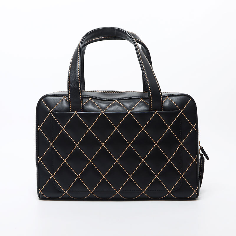 CHANEL 8 Series Wild Stitch Coco Mark with Pouch Handbag CHANEL 8 Series Wild Stitch Coco Mark with Pouch Handbag