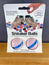NOS VINTAGE 1988 Sneaker Balls 2-Pack Blue Tx-3 Odor Blocker USA