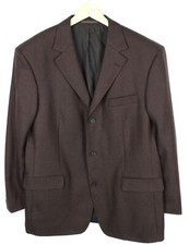 HUGO BOSS Angelico Blazer Men's EU 54 Wool Lined 3 Buttons Black Label