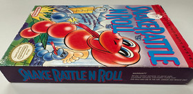 Snake Rattle N Roll (Nintendo, 1991, NES) Game, Box, Dust Cover- TESTED & WORKS