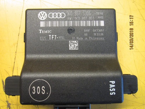 Audi A3 8P 8P1 Diagnose Interface Datenbus Gateway Temic Touran Golf Caddy Jetta