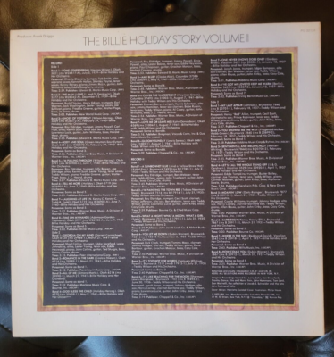 Billie Holiday – The Billie Holiday Story Volume II, 2 LP