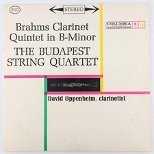 Brahms, David Oppenheim - Clarinet Quintet In B-Minor Budapest String LP MS 6226