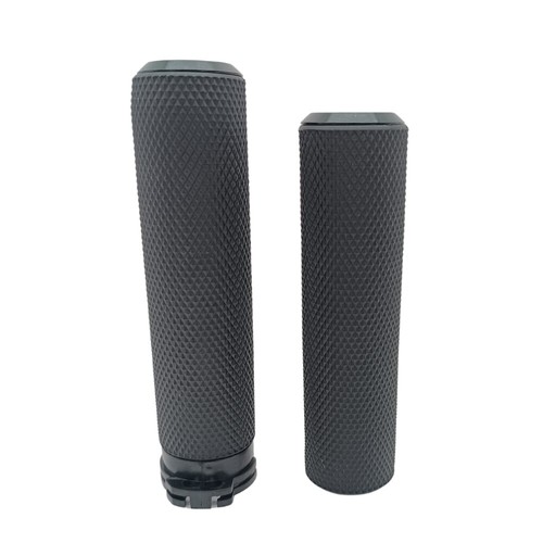 Manijas de manillar para Harley Dyna Road King Glide universal goma negra - Imagen 3 de 7