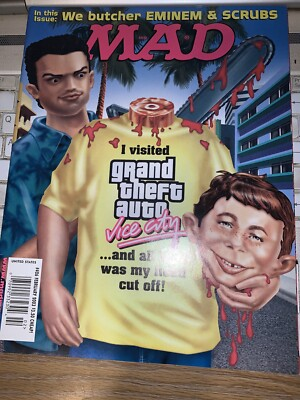 #ad MAD MAGAZINE #426 Feb. 2003 ALFRED E. NEUMAN DECAPITATION High Grade Copy $11.14