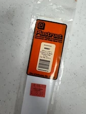 Plastruct 90641 .020" x 1-1/4" / 0.5mm x 31.8mm Styrene Strip 5pcs NOS STS-2