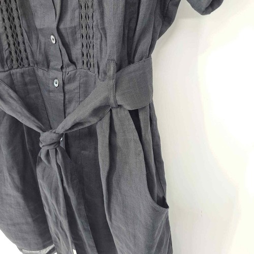 frame twisted pleat dress