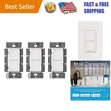 Smart Lighting Made Easy: Caseta  Switch 3-Pack for LED & Fans, 6 Amp