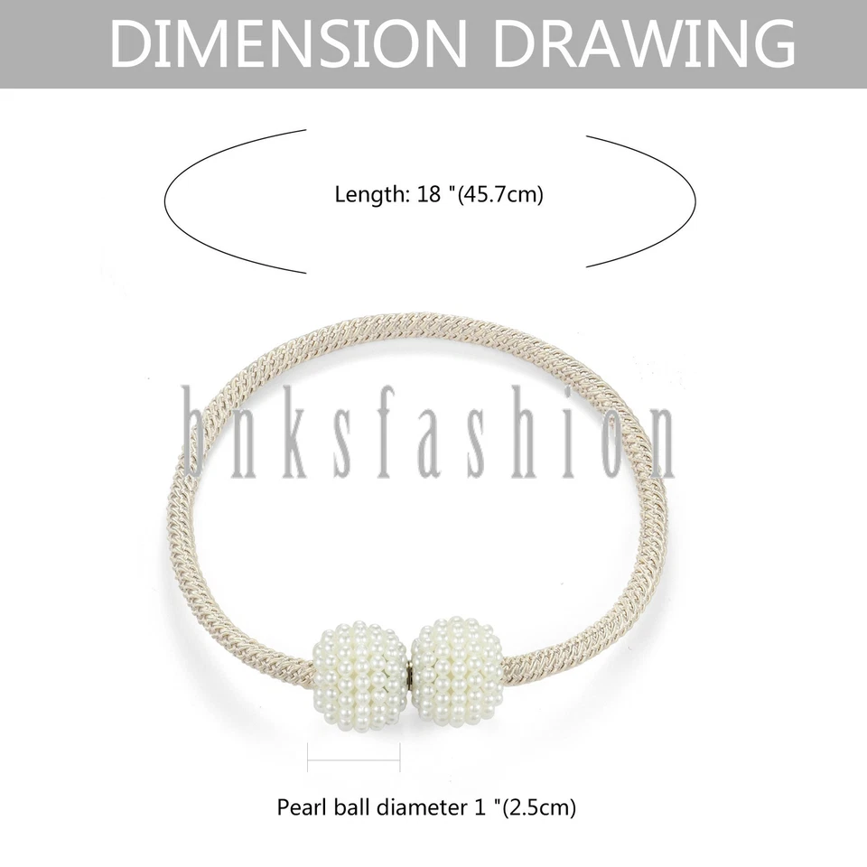 6 piezas clips magnéticos para cortinas de bola para cortinas de ventana soporte decoración Foto 4 de 4