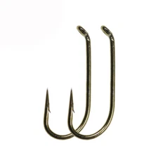 200PCS Fly Fishing Fly Tying Hooks Dry Nymph Wet Shrimp Jig Hook Carbon Steel