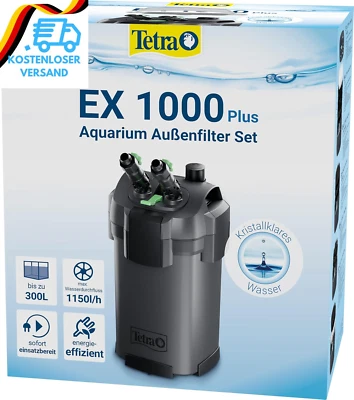 BESUCHE DEN TETRA-STORE Tetra Aquarium Außenfilter EX 1000 plus - Leistungsstarker Filter Für Aquarien B