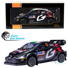 Ixo Models 1:18 Toyota GR Yaris Rally1 #33 E.Evans – S.Martin Rally Sweden 2024