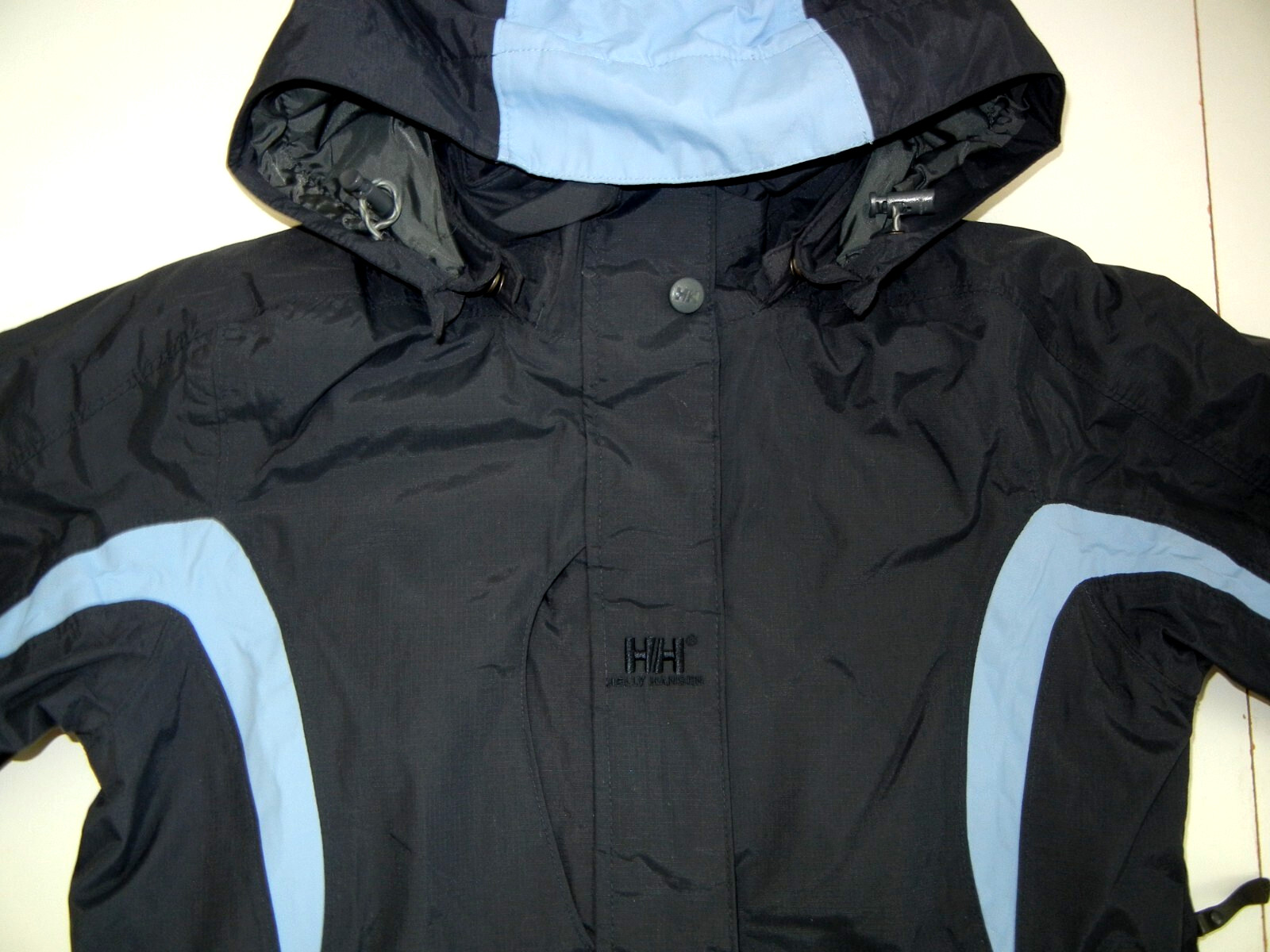 HELLY HANSEN Blue Nylon SKI SHELL JACKET Windbrea… - image 2