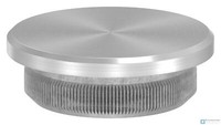 Edelstahl Stopfen, FüR Rohr 21,3 X 2,0Mm, Flach, Zum Einschlagen, V2A