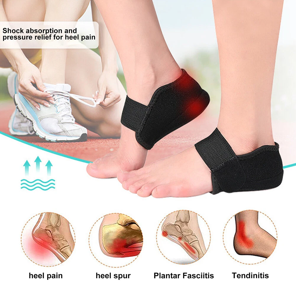 Heel cap clearance for heel pain