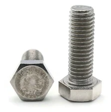 Stainless Steel Hex Cap Screw Bolt Full Thread 3/8-16 x 1-1/4 100/PCS