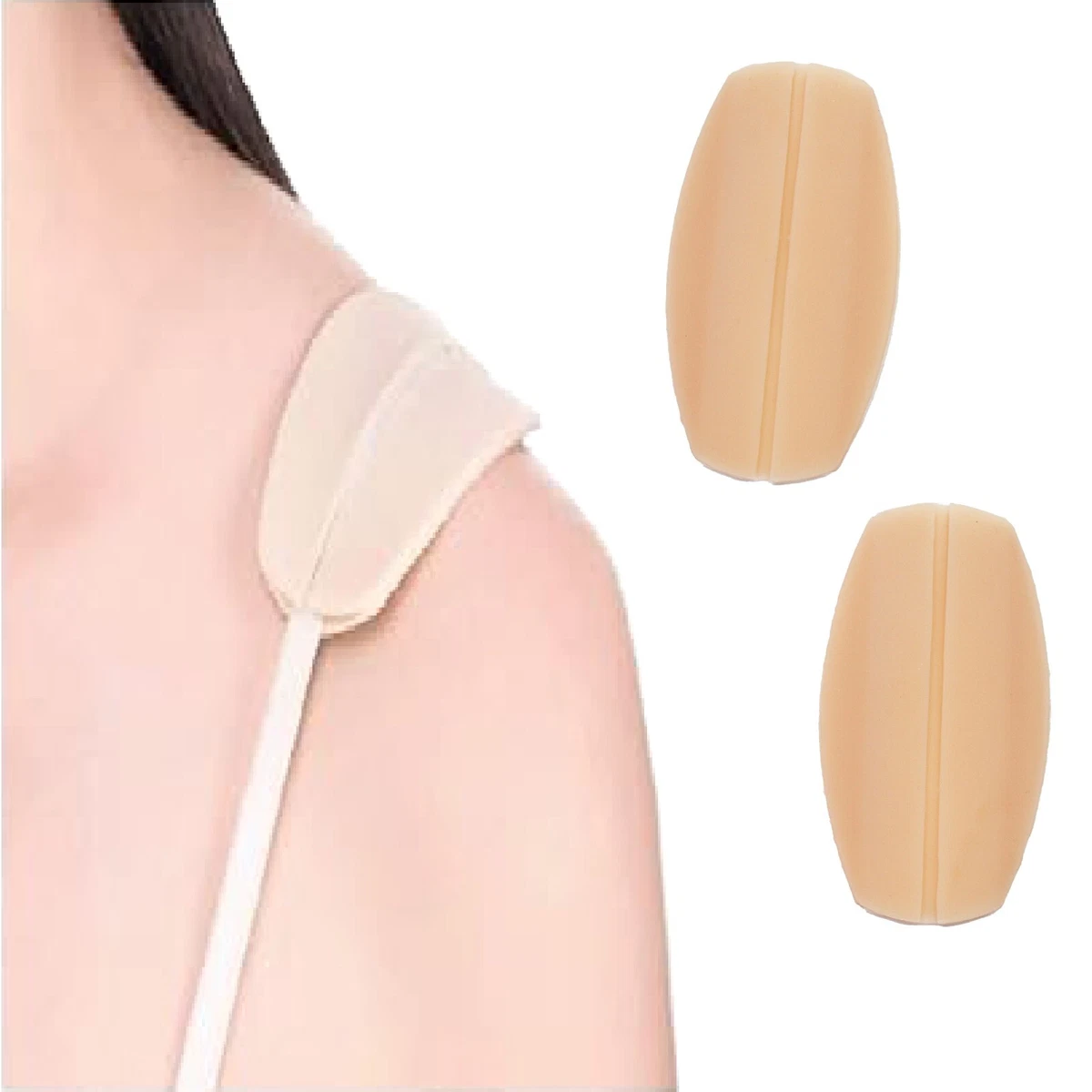 Silicone Bra Strap Cushions Non-slip Relief Pain Shoulder Bra Strap Pad  Holder