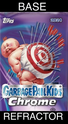 #ad BASE REFRACTOR 2024 Garbage Pail Kids Chrome Series 7 Complete Your Set U Pick $15.99
