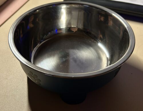 Personalised Raised Blue Pet Bowl. Dog/Cat/Puppy/Kitten - Picture 3 of 3