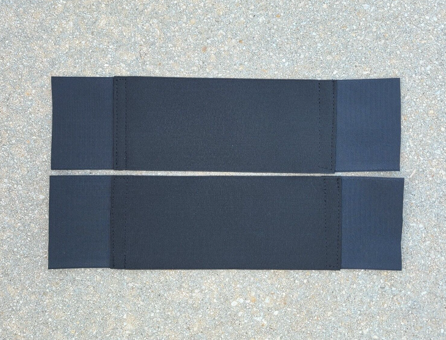 (2) Replacement Body Armor Bullet Proof Vest Waist Straps, 4 x 15