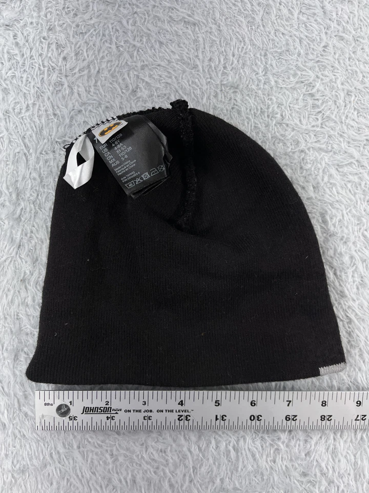 Batman H&M Beanie Toque Youth 4-8Y malha preta algodão acrílico poliéster mistura esqui - Imagem 4 de 4