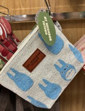 My Neighbor Totoro Pouch Medium Totoro Silhouette Case Studio Ghibli NEW Japan
