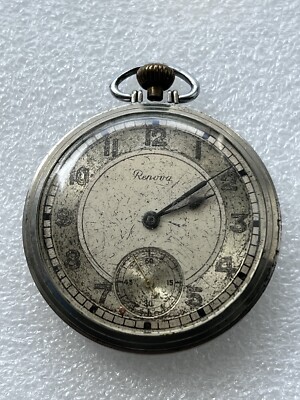 Antike Renova Taschenuhr POCKET WATCH  6-15