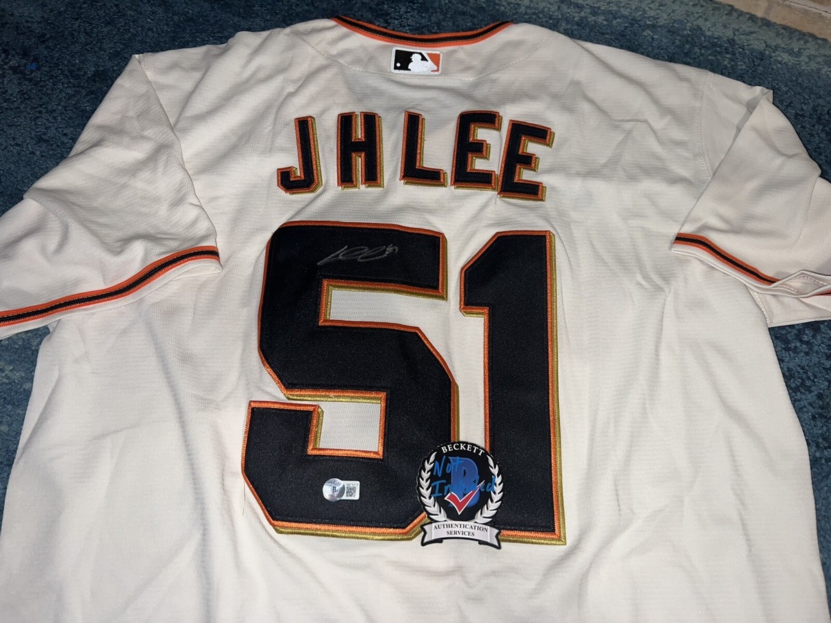 GIANTS ユニフォーム 49 LUIS Jung Hoo Lee Signed San Francisco Giants Jersey Superstar