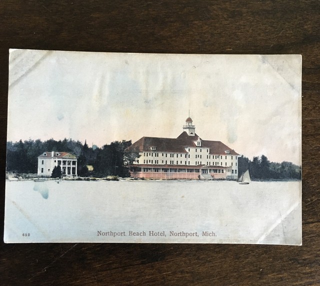 Vintage Postcard Northport Beach Hotel Northport Michigan D11 eBay