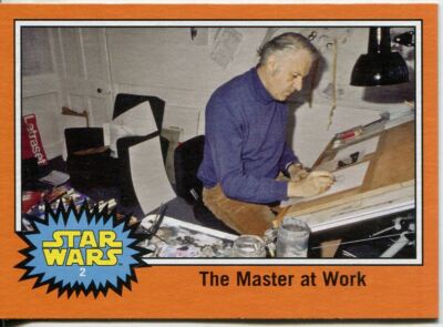 Star Wars JTTFA Hinter den Kulissen Verfolgungsjagd Karte BTS-2 Der Meister bei der Arbeit