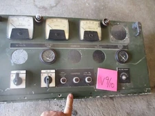 Used Instrument Panel Removed from Drash Military Generator, for Parts 1