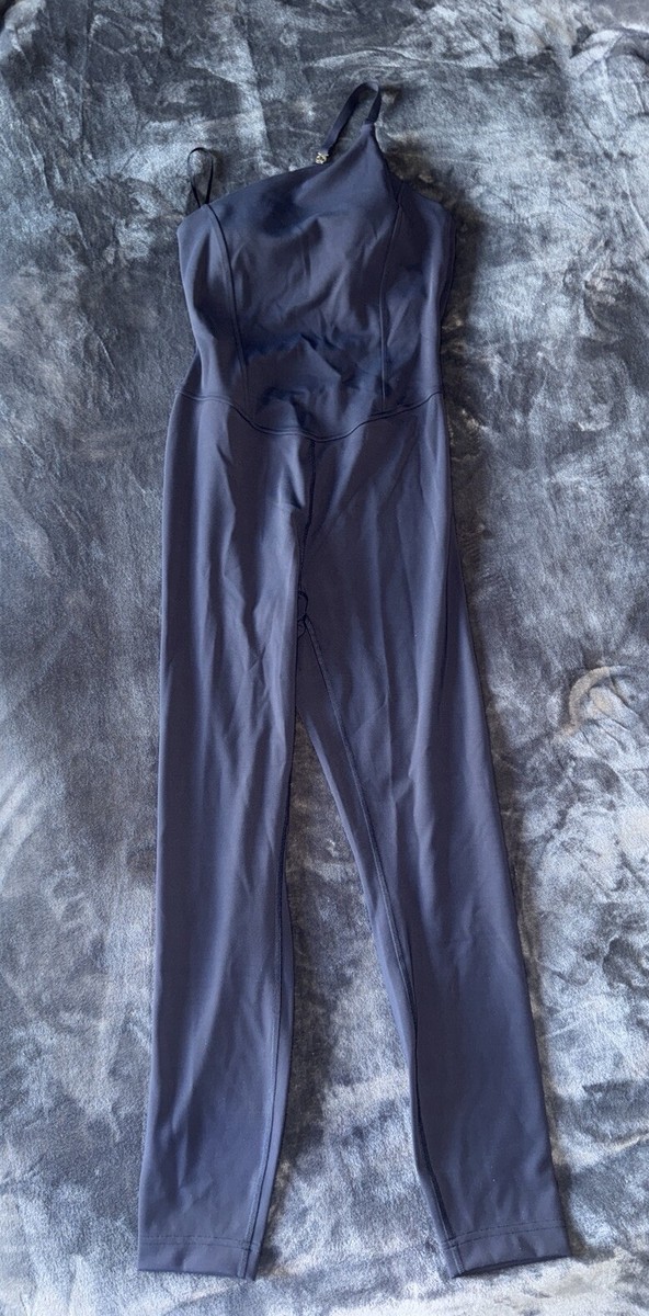 NWOT Lululemon Smoothcover One Shoulder Bodysuit 25” Size 6 NWOT Lululemon Smoothcover One Shoulder Bodysuit 25” Size 6