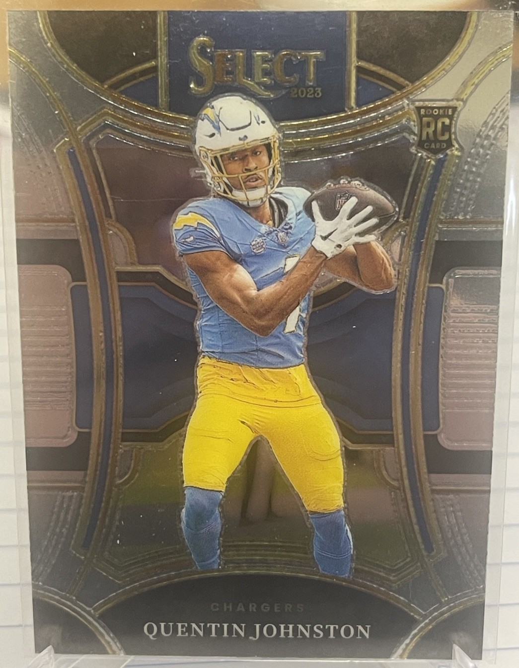 2023 Panini Select #453 Quentin Johnston Card Los Angeles Chargers Rookie